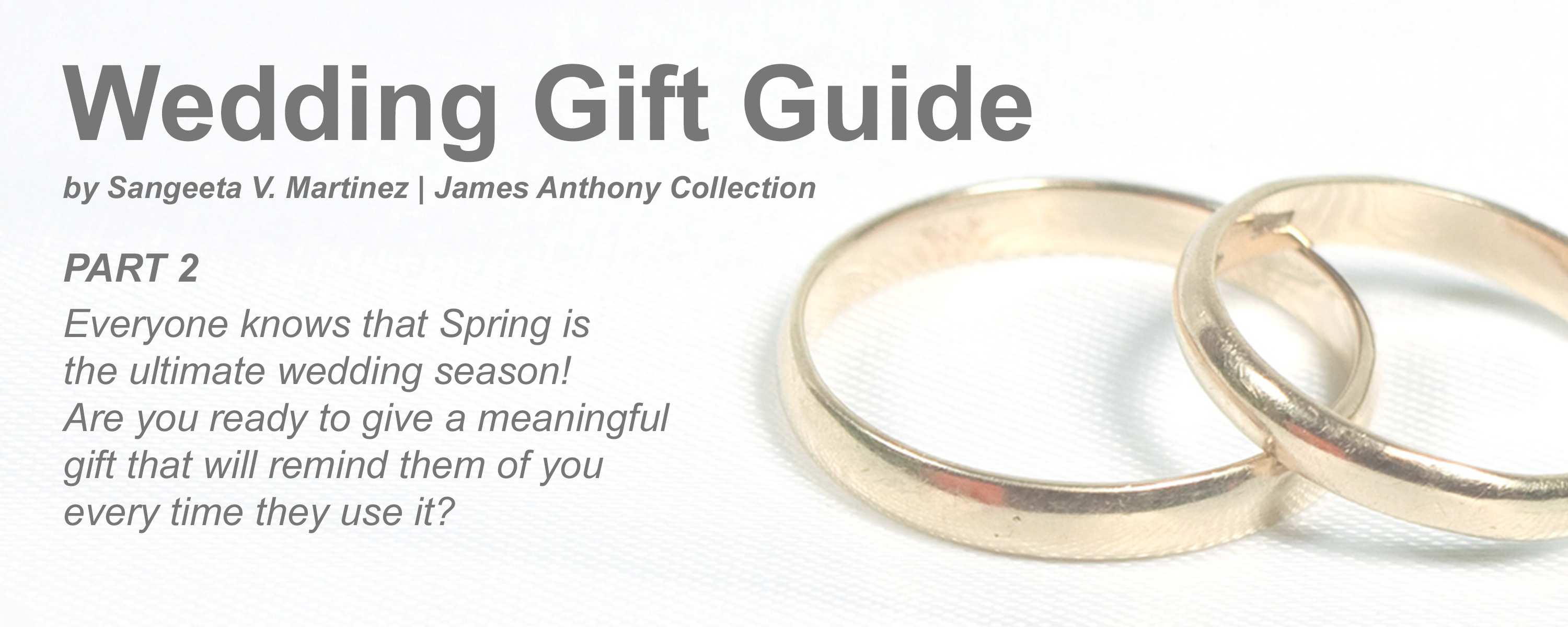 Wedding Gift Guide Part 2 : For the Groomsmen | James Anthony Collection